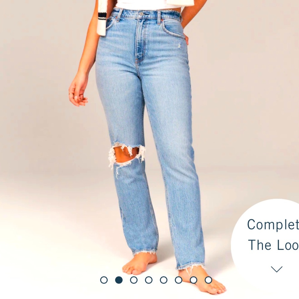 AF Curve Love Ultra High Rise 90s straight jean